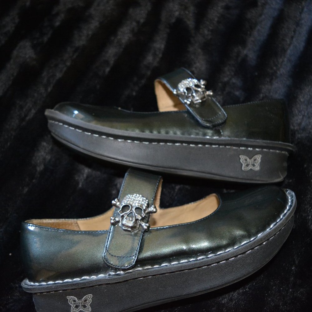 Alegria Mary Jane type leather upper size 8.5